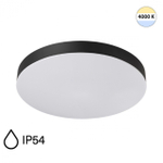 7760/36L MITRA LED SN 107 Светильник пластик/белый/черный LED 36Вт 4000K D400 IP54 GAMMA