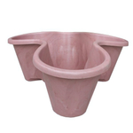 Кашпо многоярусное d 53, 10л (1 ярус) цвет пудровый