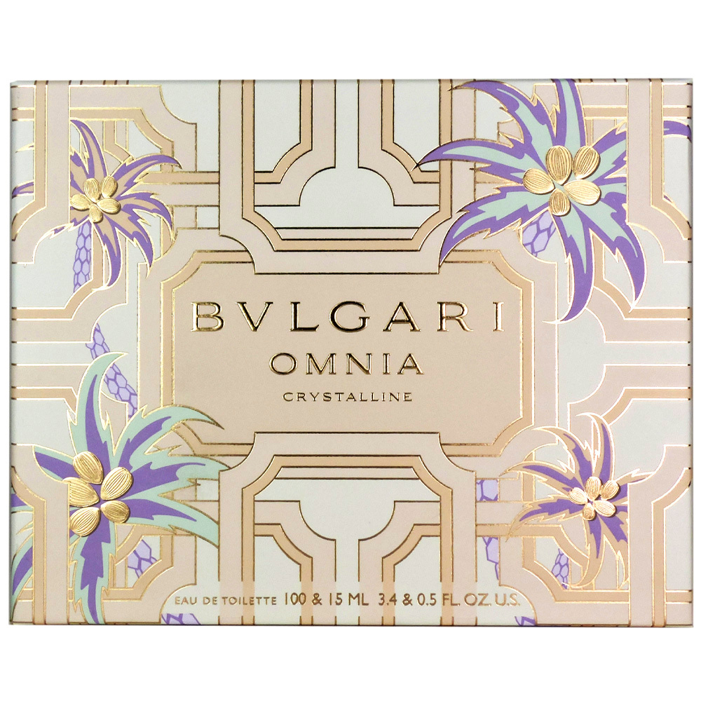 Bvlgari Omnia Crystalline set  — подарочный набор для женщин. В комплекте туалетная вода 100мл + 15мл. Чистота, прозрачность, утонченность.