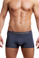 Классические боксеры из ажурного рибана (Размер: XL) (Цвет: красный)