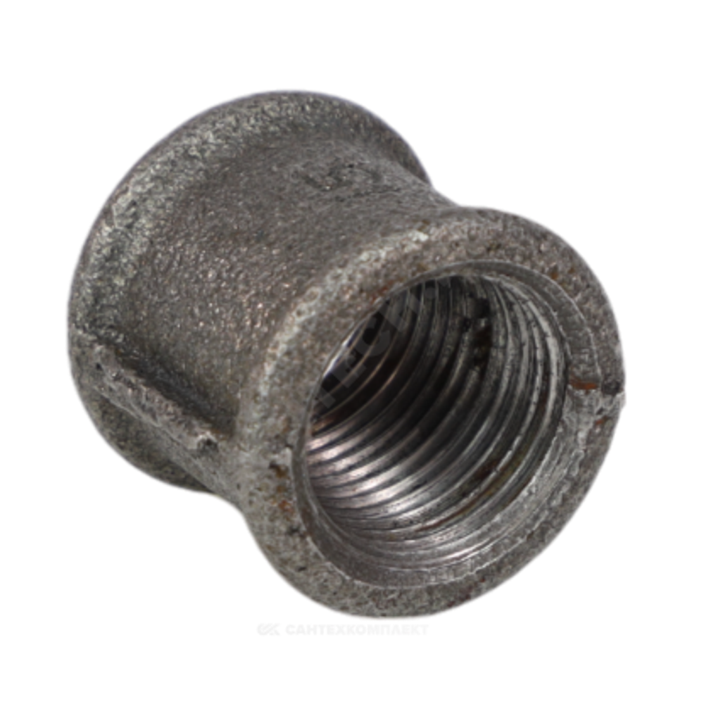 Муфта прямая чугун Ду 32 (1 1/4") ВР Fittex