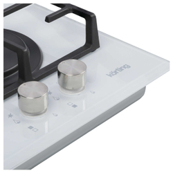 Газовая стеклянная варочная панель Korting HGG 3825 CW