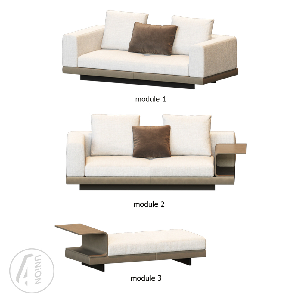 Connery sofa by Minotti Set 5