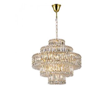 Подвесная люстра 15*E14 8459+6/C gold золото VALENCIA Newport