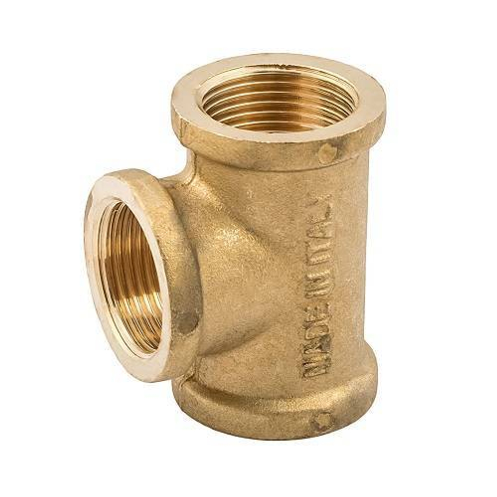 Тройник с внутренней резьбой ELSEN METALIT EBF07 - 3/4" (латунь без покрытия)