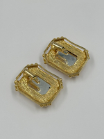 Клипсы с красными вставками