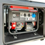 A-iPower A9000EAX бензиновый генератор в кожухе 1200 RAL 7024 с блоком АВР 400В/25А (8 pin) New УТ-11183965/29109