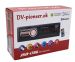 Автомагнитола DV-Pionir DV-1786, Bluetooth , usb, micro, aux, fm, пульт
