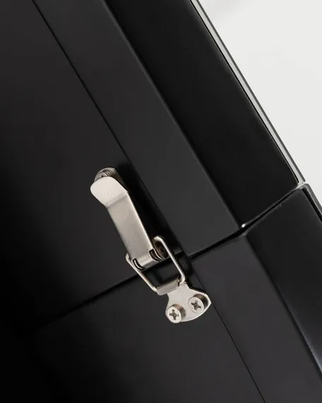 Стол раздвижной Vashti 120-160 см черная керамика