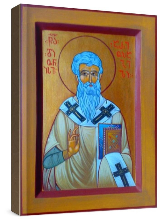 Дионисий Ареопагит (рукописная икона)