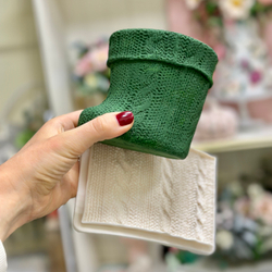 Молд силиконовый для творчества "Вязание с Косами"/ Форма для текстуры, коврик для лепки из полимерной глины, для мыла и воска