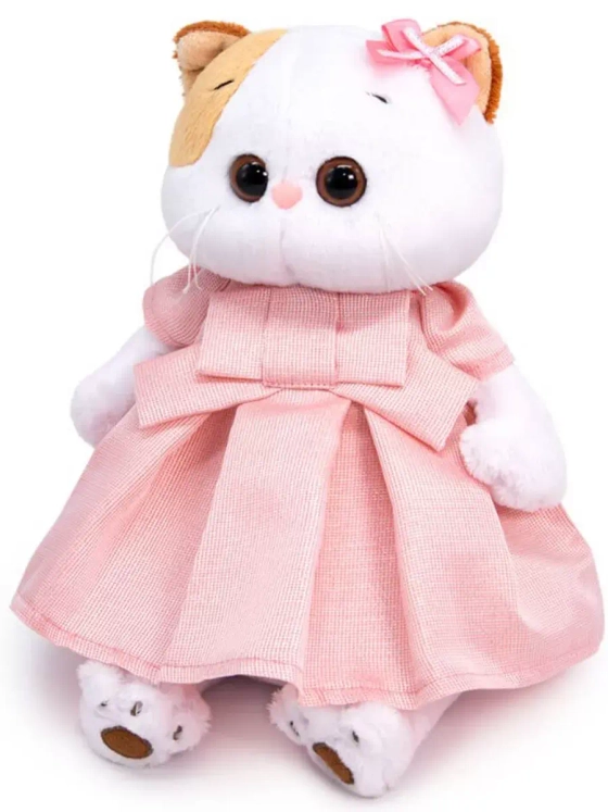 Мягкая игрушка Кошечка Ли-Ли в розовом платье 24 см