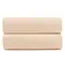 Простыня на резинке из сатина бежево-розового цвета Essential, 180х200 см