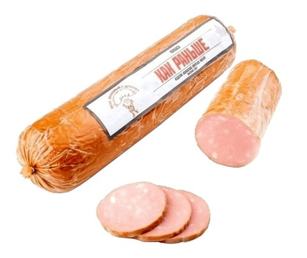 Колбаса вареная "Как раньше с сальцем" Слонимский МК