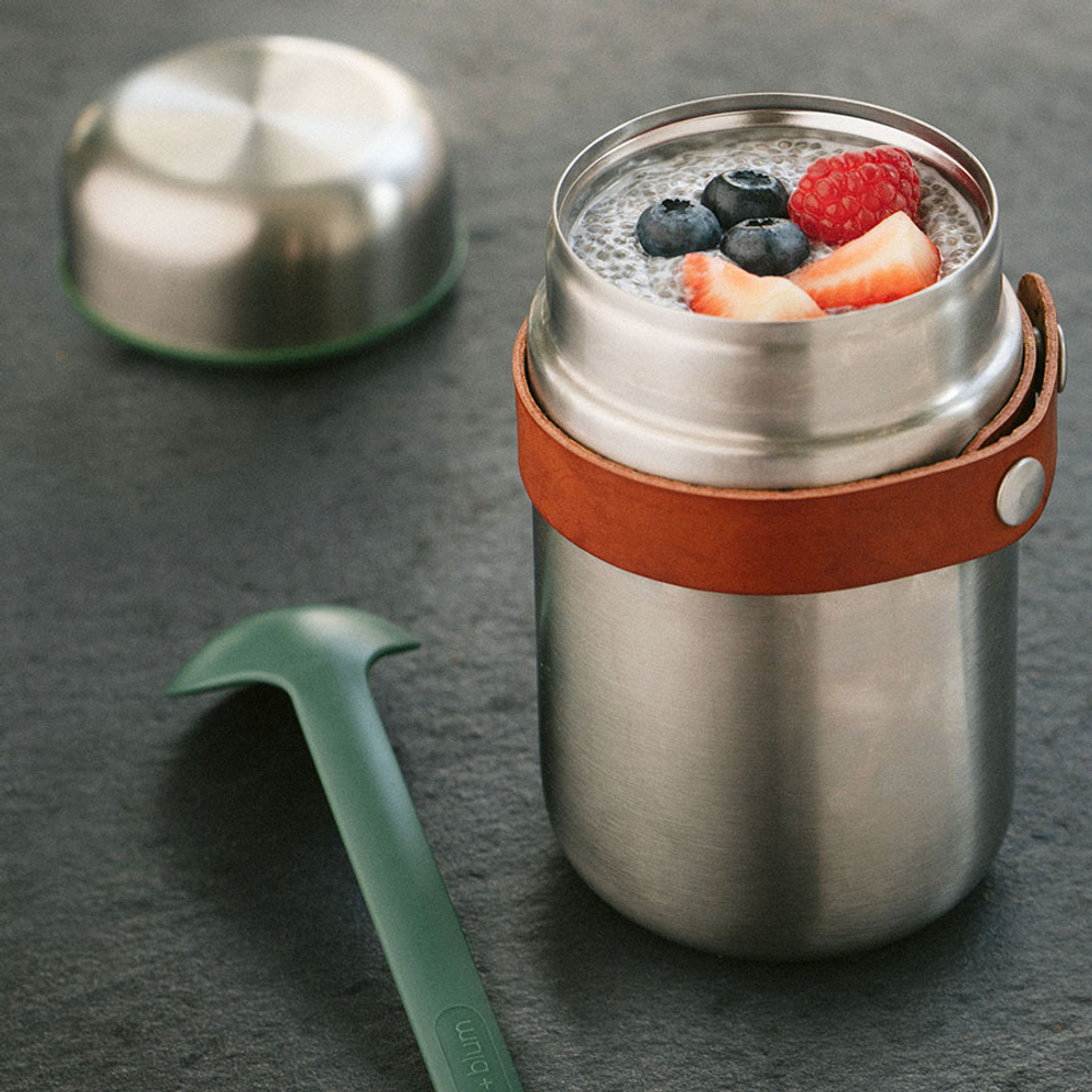 Термос black+blum, food flask, 400 мл, зеленый