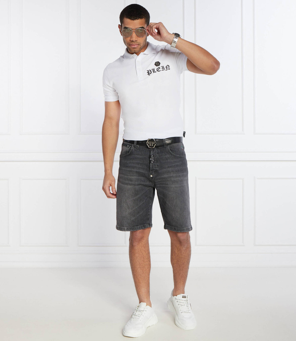 Поло Skull&Bones Philipp Plein - белый(MTK6886 PTE003N)