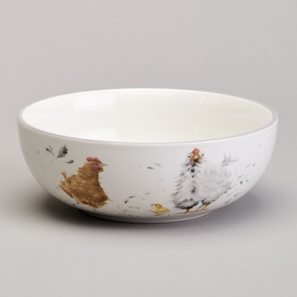 САЛАТНИК LEFARD "FUNNY HENS" 16,5*6 СМ 650 МЛ (КОР=24ШТ.)