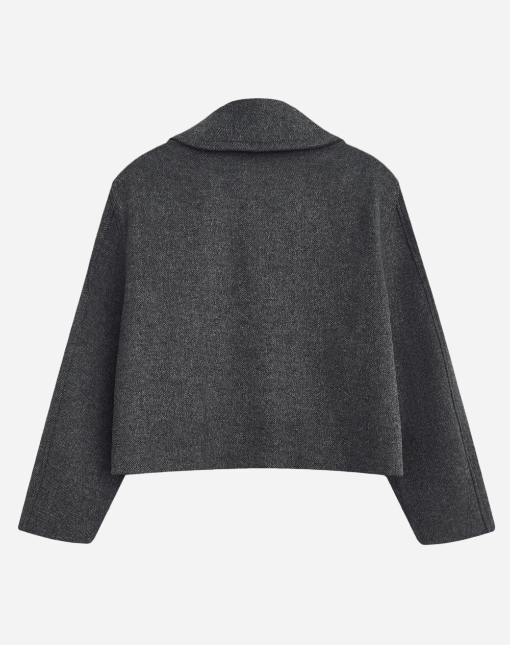 Полупальто с акцентной подкладкой