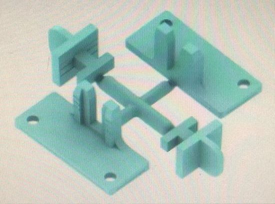 Комплект креплений под шуруп для профиля