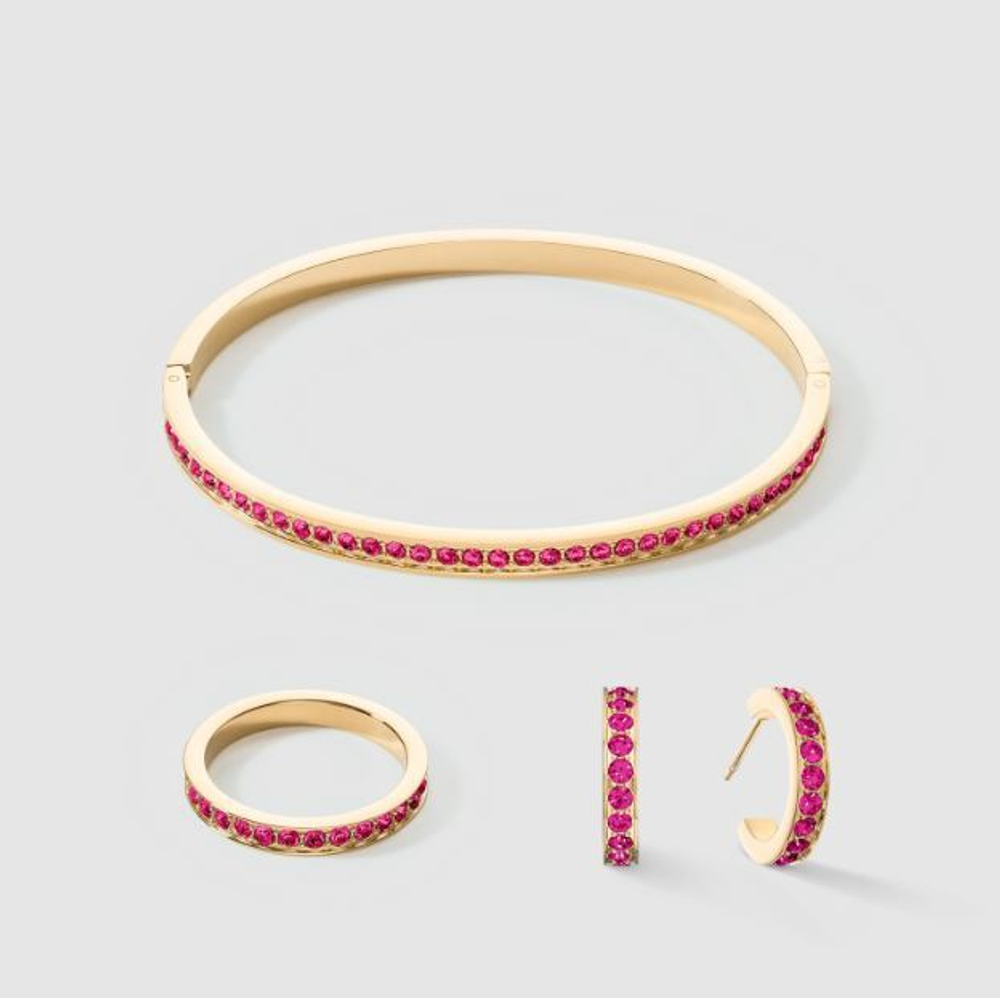 Серьги Coeur de Lion Pink-Gold 0127/21-0416