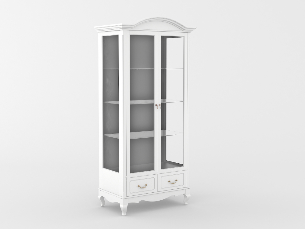 Витрина Zip-mebel Малонн Ави 2 ств. Белый
