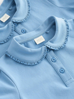 Поло школьное для девочки Next Q76-814, 2 шт., Голубой