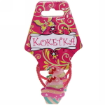 Резинки для волос 2 шт детские «Puppi- Пироженое», микс 4 цвета, d-3 см