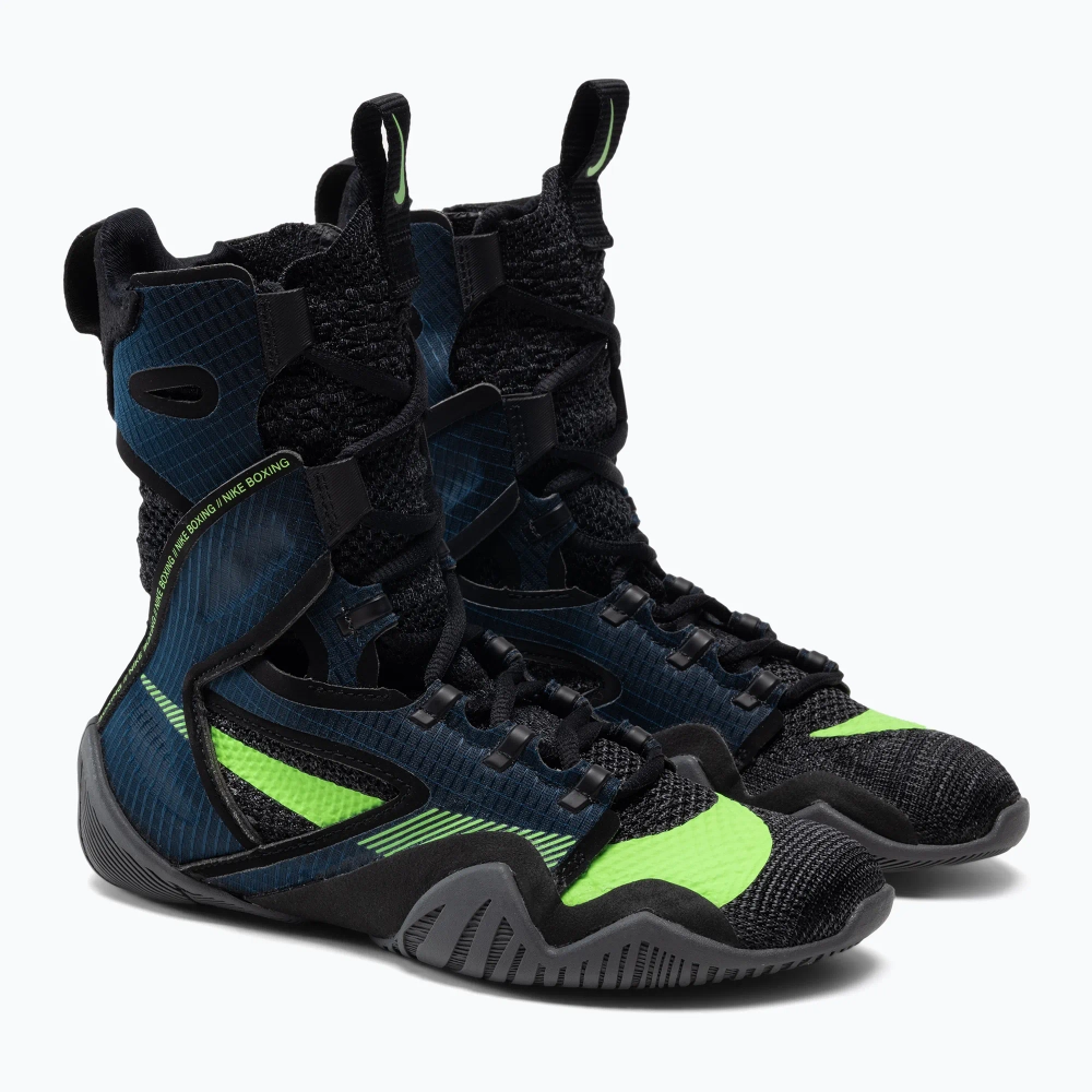 Боксёрки Nike Hyperko 2 black/metalic cool grey/blue
