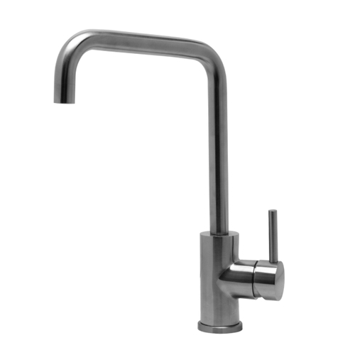 СМЕСИТЕЛЬ ДЛЯ КУХНИ С ПОВОРОТНЫМ ИЗЛИВОМ СТАЛЬ LM5077S ЭКСПЕРТ