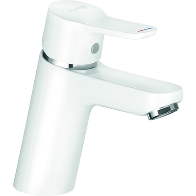 Смеситель для раковины Kludi Pure&Easy 370289165 Белый без донного клапана