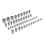 Набор инструментов, 1/2", 3/8", 1/4", CrV, S2, пластиковый кейс, 232 предмета Denzel