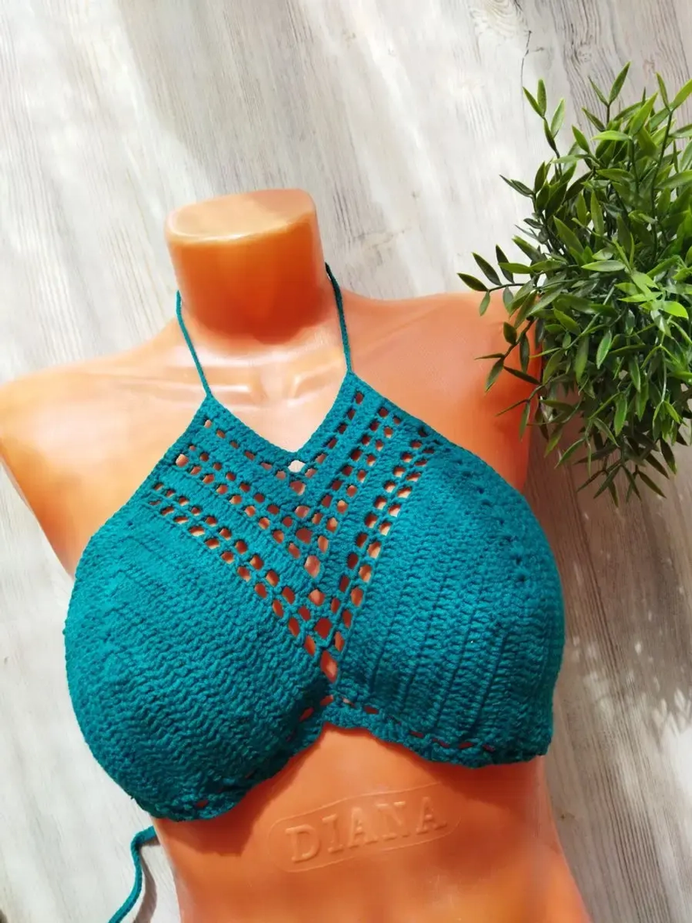 Вязаный купальник