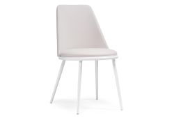 Стул на металлокаркасе Алдис катания вайт / белый матовый