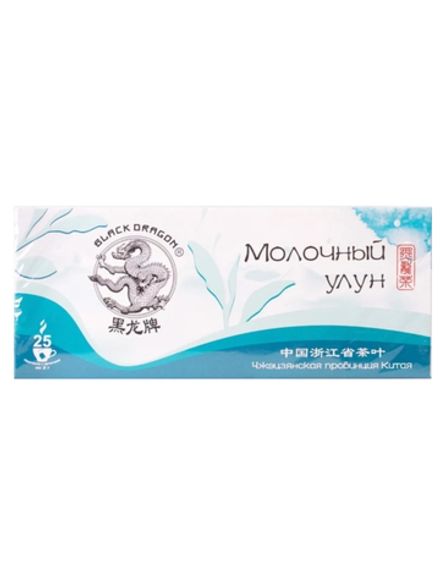 Чай улун Black dragon Молочный в пакетиках 25 штук