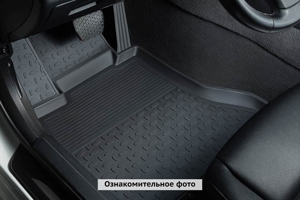 Резиновые коврики с высоким бортом для Ford Explorer V (&lt,3,5л) 2010-2015 Seintex.85081