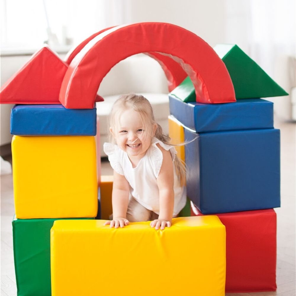 Мягкий игровой комплекс Romana «Замок» (серый-бежевый)