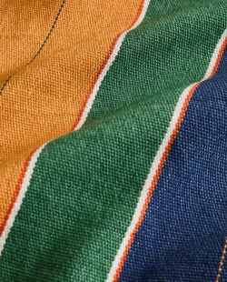 ZARA HOME СКАТЕРТЬ В ЦВЕТНУЮ ПОЛОСКУ, ЗЕЛЕНЫЙ