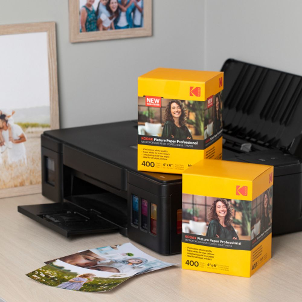 Фотобумага Kodak KB46400SL для струйной печати 4х6 Inkjet Paper Lustre 260 gsm 400 листов | Kodak