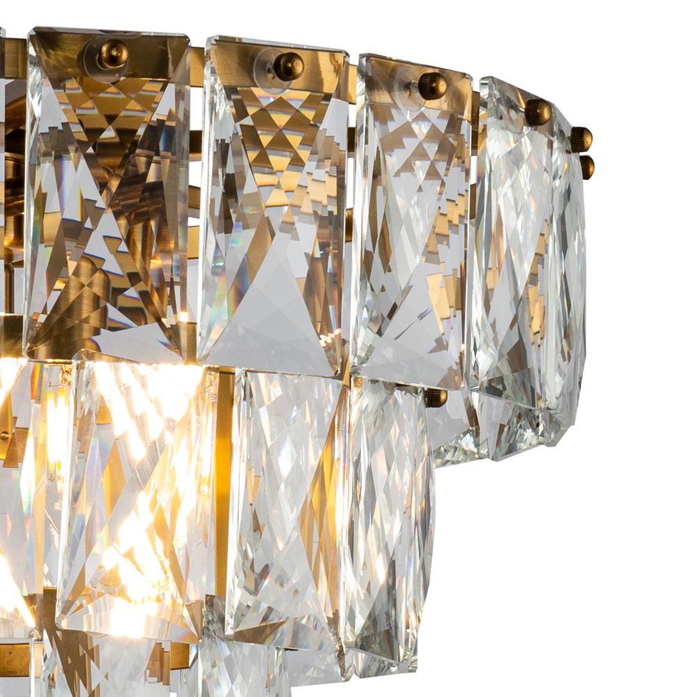 Люстра Amazone 7 brass