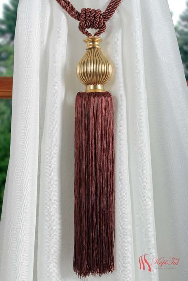 Подхваты-кисти для штор 2шт. терракот