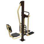 Уличный тренажер №31, хипс и жим ногами, 1400*470*1760 мм.