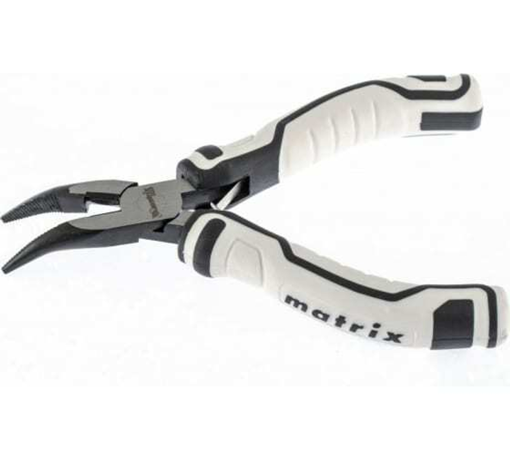 ДЛИННОГУБЦЫ MINI, 125 ММ, ИЗОГНУТЫЕ, АВТОРАЗЖИМ PRO MATRIX 17831