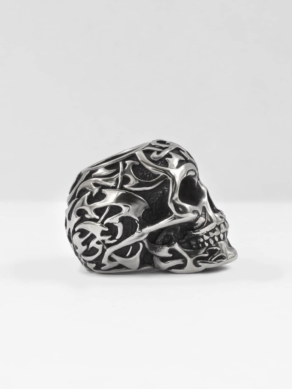 Шарм Череп Tribal Skull из серебра