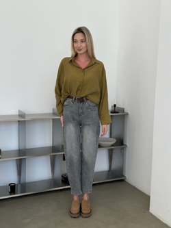 Лоферы из натуральной замши