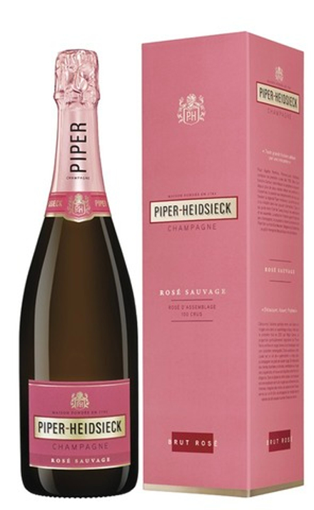 Шампанское Piper-Heidsieck Rose Sauvage Brut  gift box  Wine store, 0,75 л.