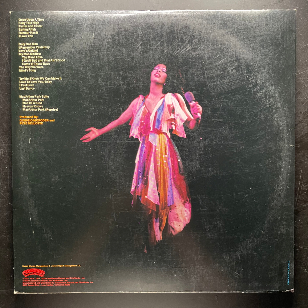 Donna Summer ‎– Live And More 2LP (США 1978г.)