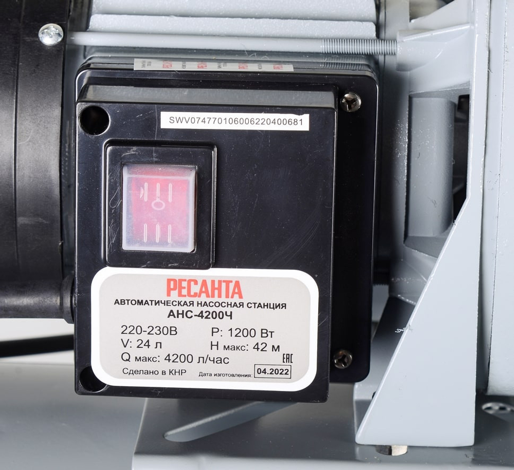 Насосная станция Ресанта АНС-4200Ч 77/1/6 автономная