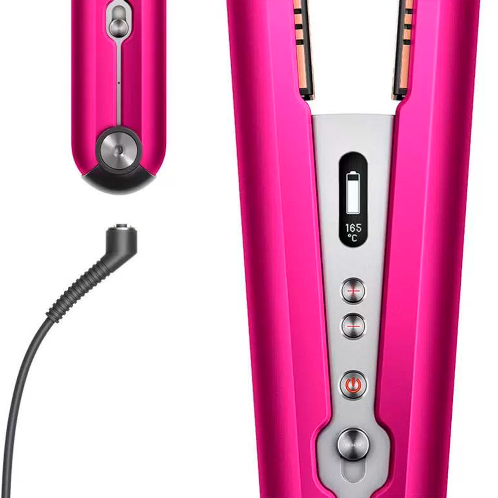 Выпрямитель для волос Dyson HS03 Gift Edition с набором расчесок, Fuchsia (Фуксия)