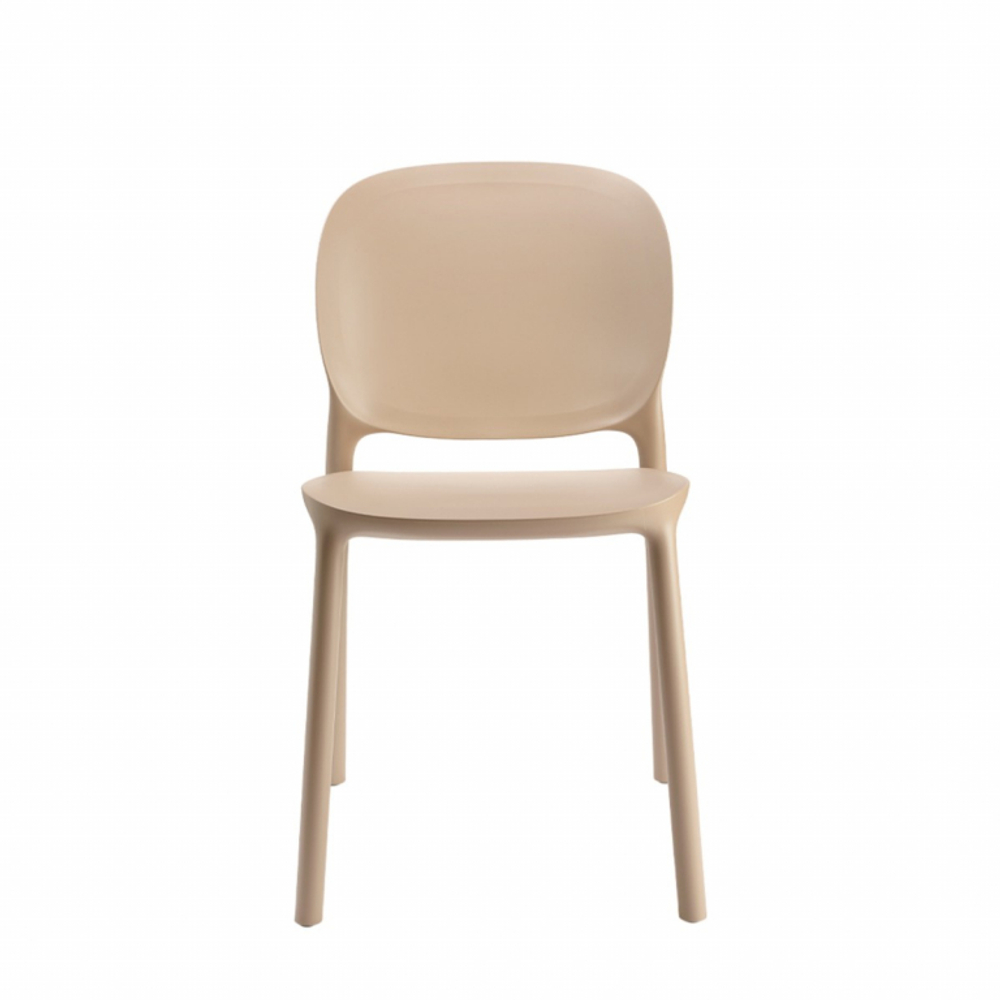 Стул пластиковый Scab Design Hug Go Green, тортора