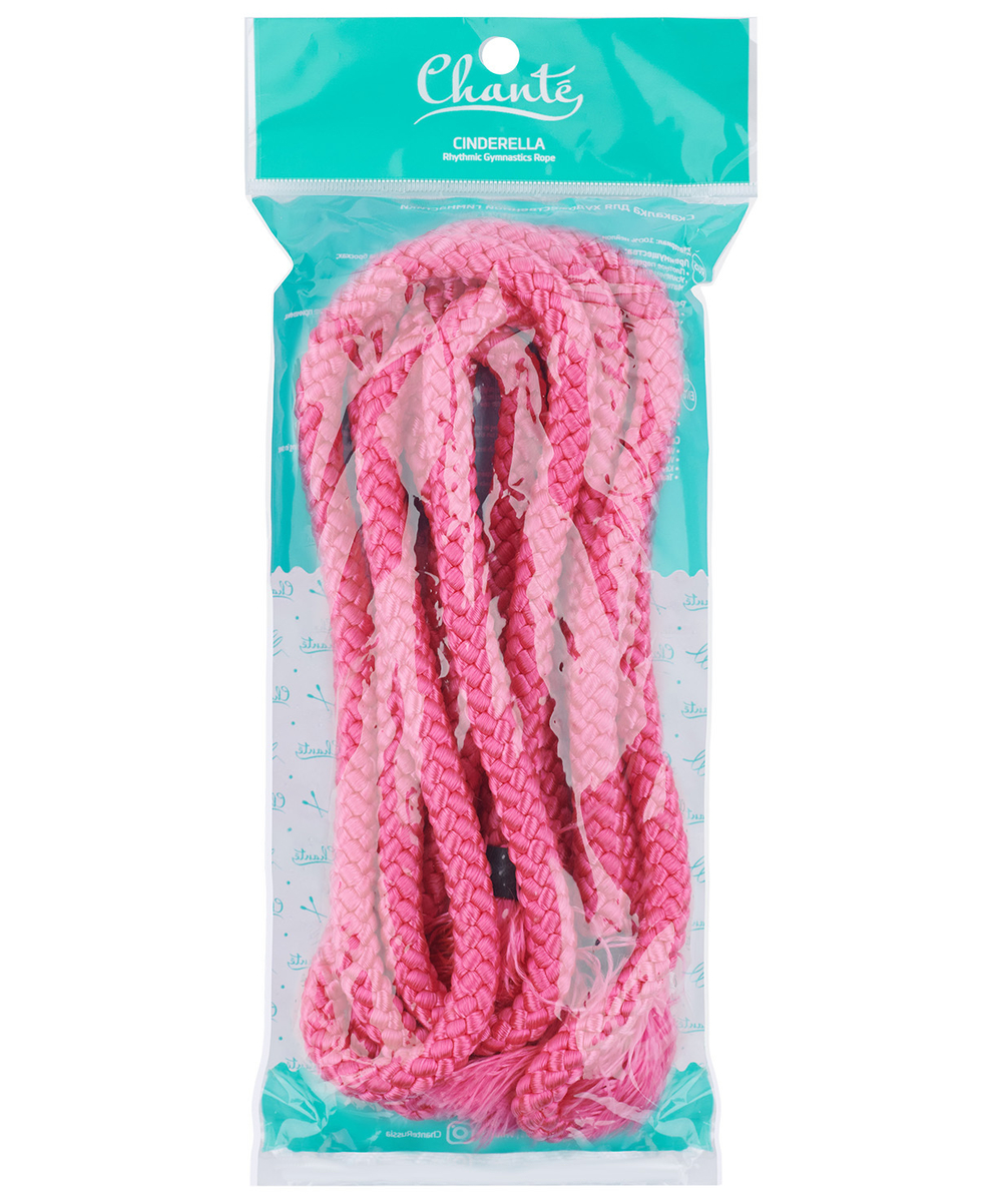 Нейлоновая скакалка для художественной гимнастики Cinderella Pink, 3м
